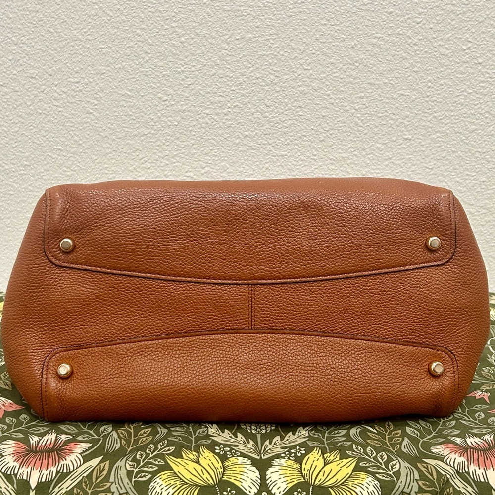 Coach Hadley Hobo Brown Leather Tote Bag - Picture 5 of 10